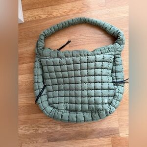 ✨ Free People Quilted Tote in Sage